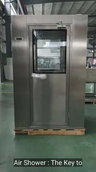Adjustable Settings Customizable Cleanroom Air Shower Factory Supply Double Doors Intelligent